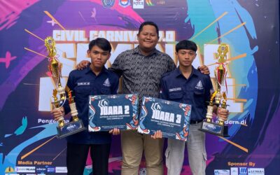 Juara 2 dan 3 National Autocad Competition Civil Carnival 9.0 di Univ. Muhamadiyah Purwokerto